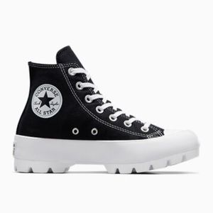 Black Chuck Taylor All Star Lugged